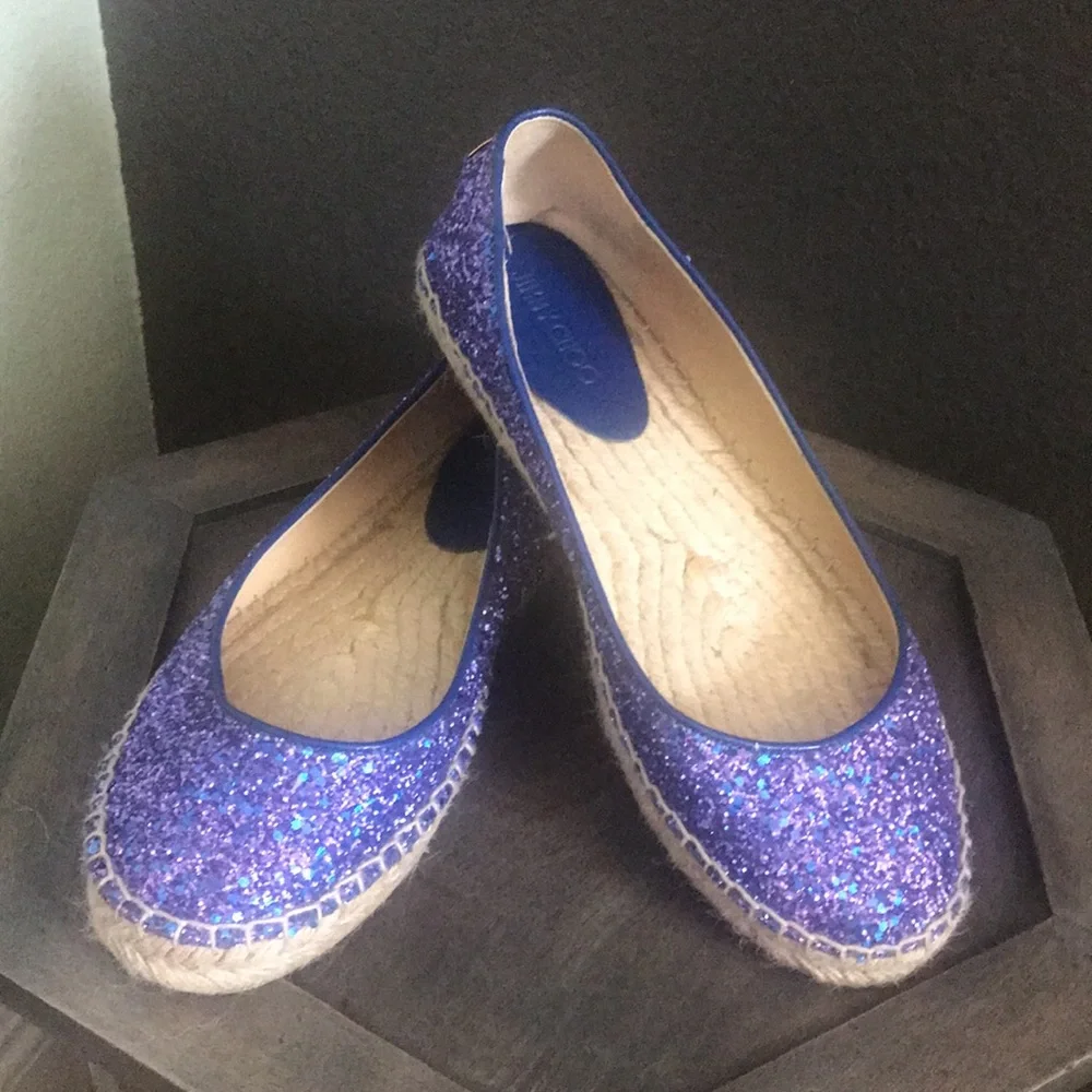 🛑 1 hour sale. Jimmy Choo, Like New, sparkle espadrilles - Picture 2 of 11